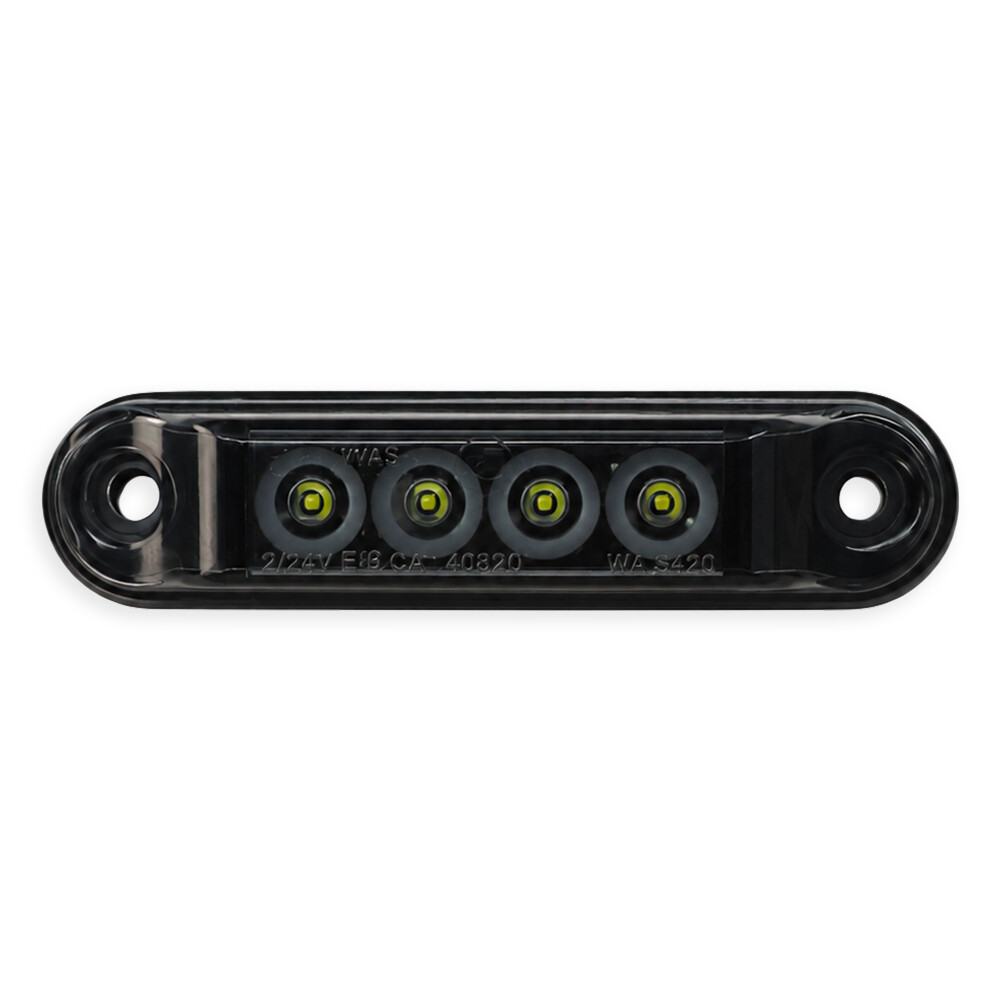 Фонарь габаритный диодный белый, 12/24V, 4LED «GRAPHITE» (HORPOL) Фонарь габаритный диодный белый, 12/24V, 4LED «GRAPHITE» (HORPOL)