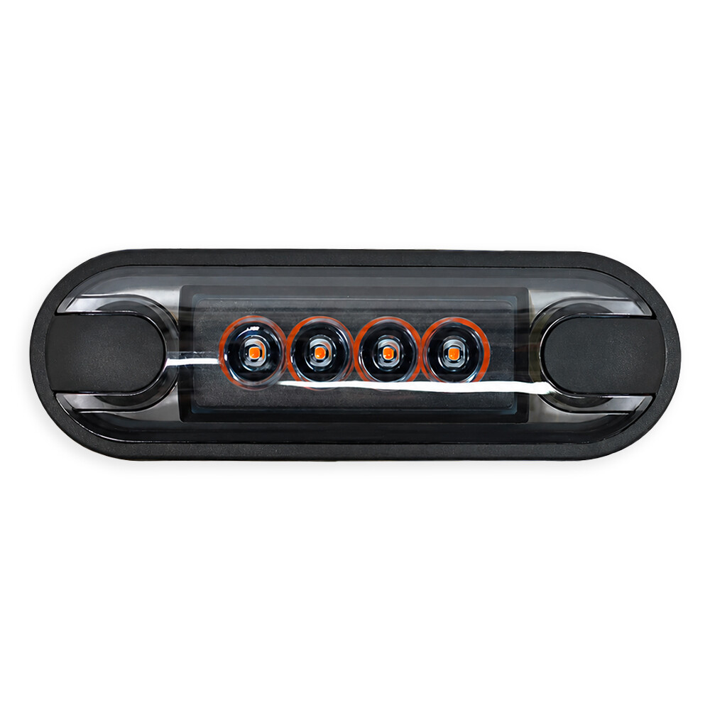Ліхтар габаритний "Slim" жовтий LED 12/24V HORPOL