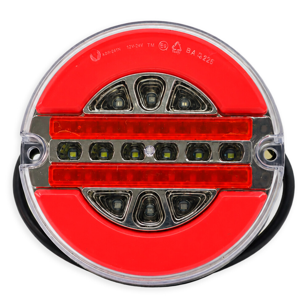 Ліхтар задній neon-led 4 функції 12-24V Ø 140 мм \ BAD\ Ліхтар задній neon-led 4 функції 12-24V Ø 140 мм \ BAD\