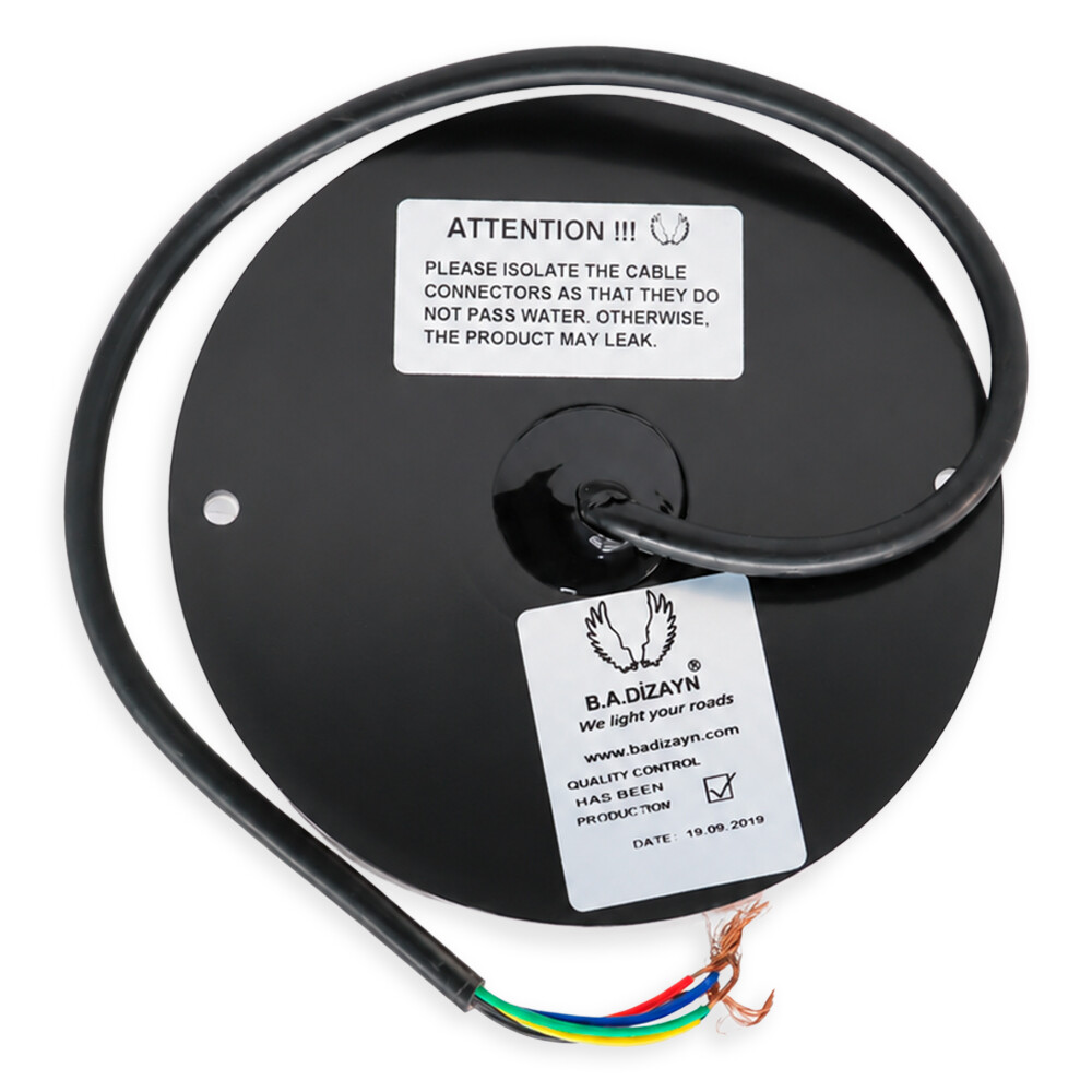 Ліхтар задній neon-led 4 функції 12-24V Ø 140 мм \ BAD\ Ліхтар задній neon-led 4 функції 12-24V Ø 140 мм \ BAD\