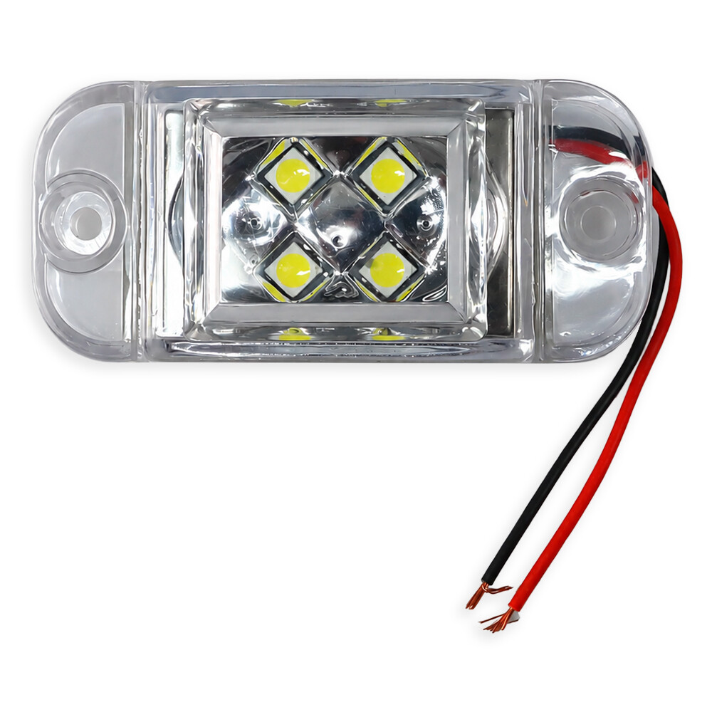 Фонарь габаритный LED 4 белый 24V Фонарь габаритный LED 4 белый 24V
