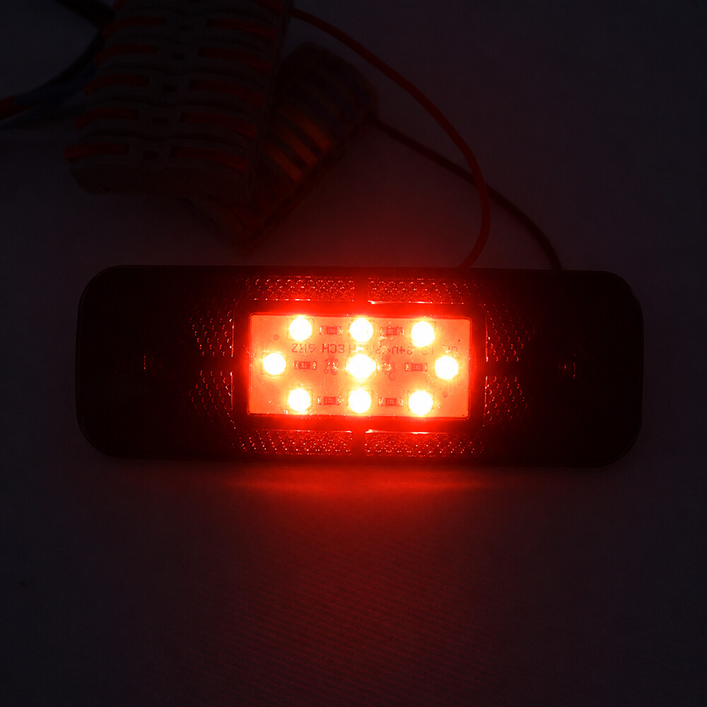 Фонарь габаритный LED 9 красный 12\24V Фонарь габаритный LED 9 красный 12\24V