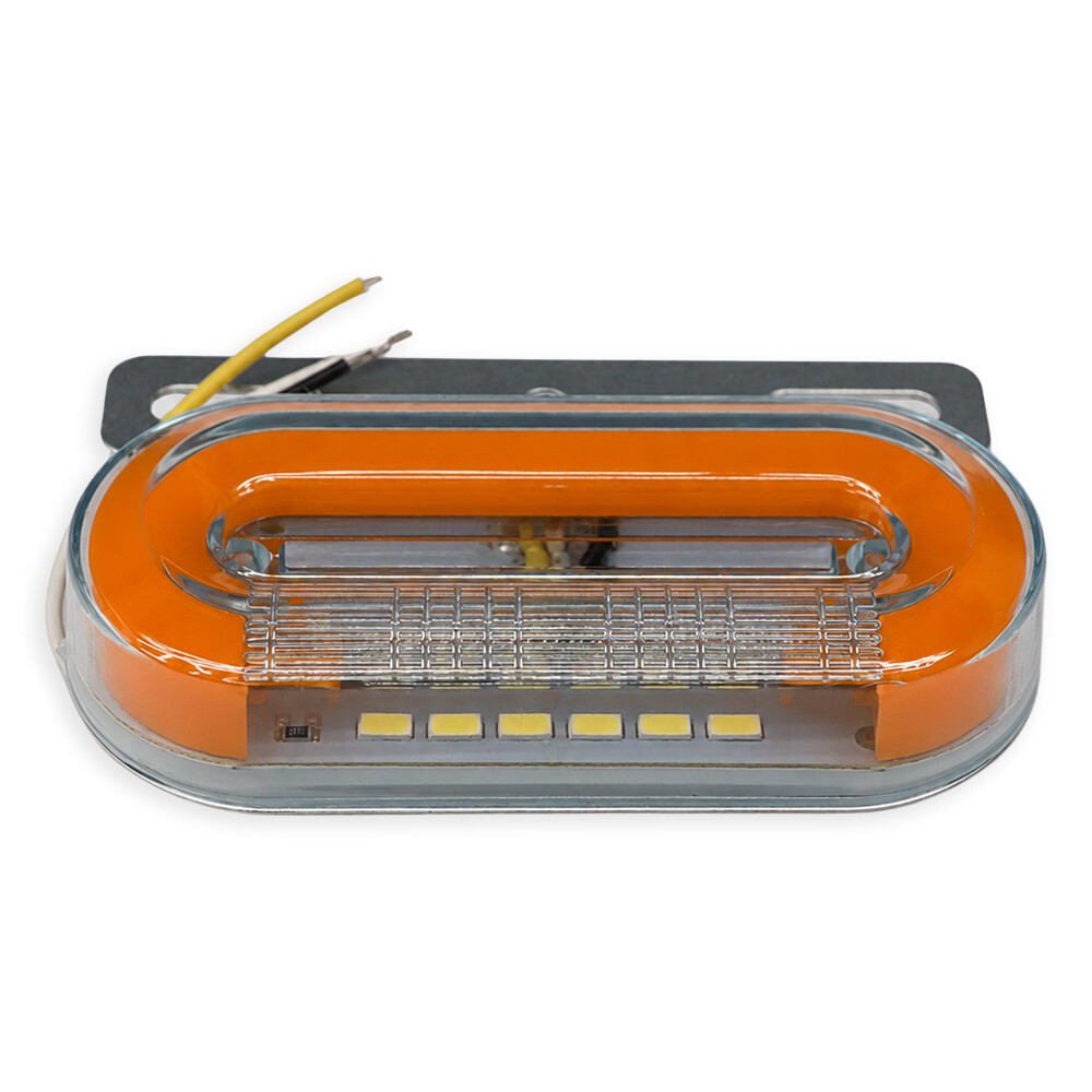 Фонарь габаритный LED 24V желтый (с метал.креплением) Фонарь габаритный LED 24V желтый (с метал.креплением)