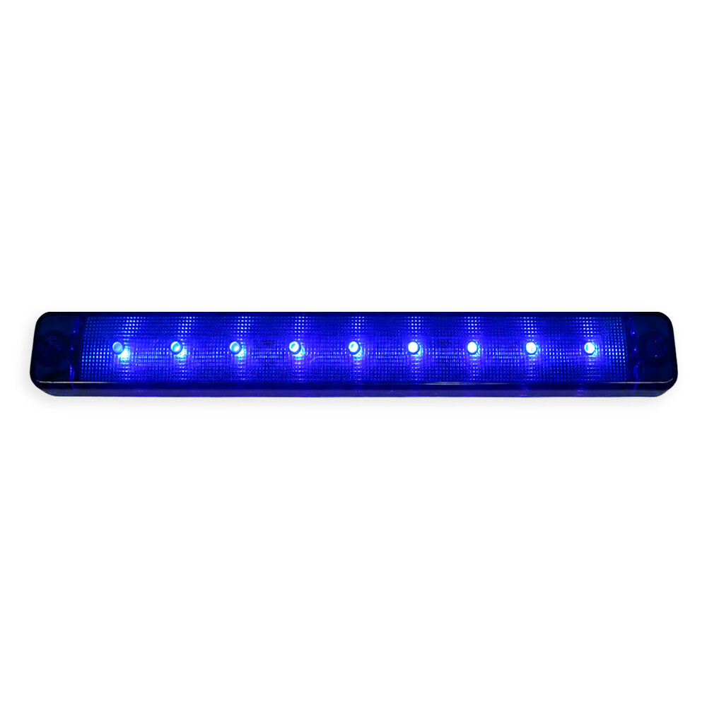Фонарь габаритный LED 9 синий 24V Фонарь габаритный LED 9 синий 24V