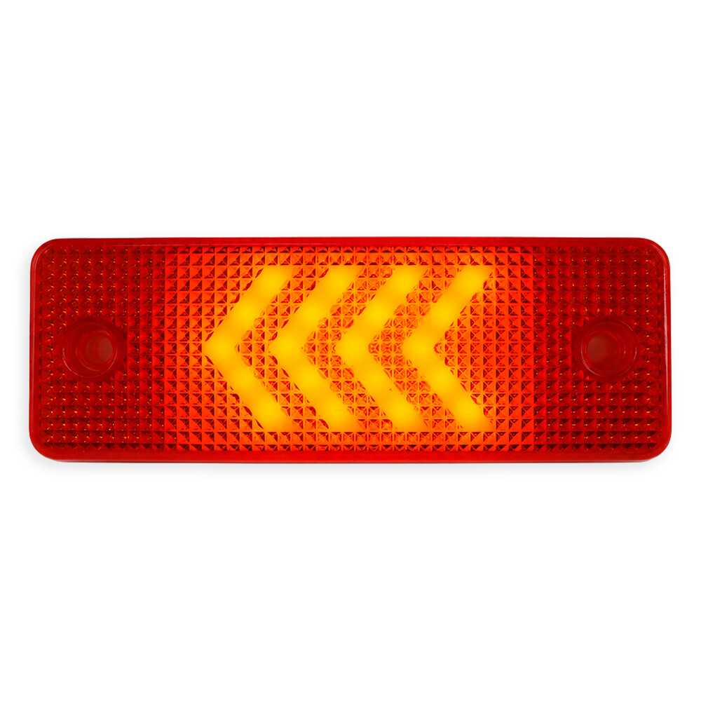 Ліхтар габаритний NEON 4-стрілки жовтий 24V Ліхтар габаритний NEON 4-стрілки жовтий 24V