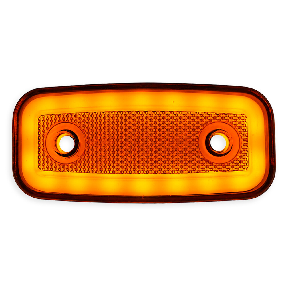 Фонарь габаритный NEON  желтый 24V