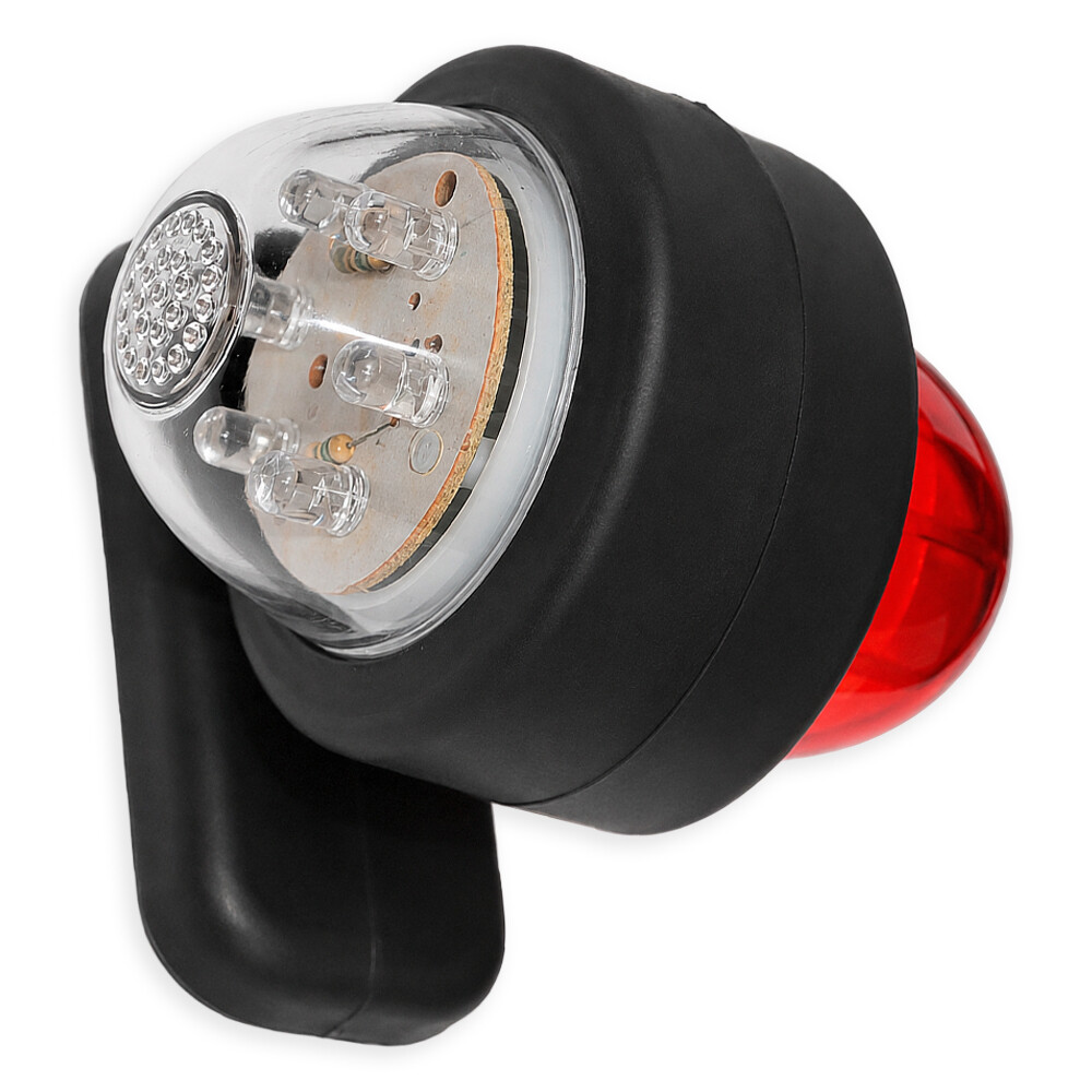 Ліхтар габаритний ріг LED прямий 6 см \6 діодів\ Ліхтар габаритний ріг LED прямий 6 см \6 діодів\