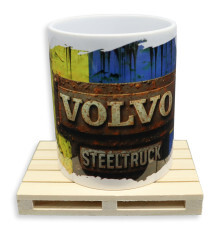 Чашка з палетою VOLVO