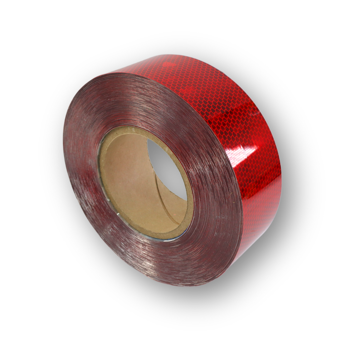 Лента светоотражающая для контейнера,  AVERY, красная