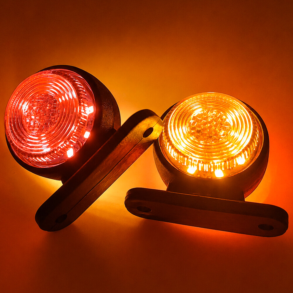 Ліхтар габаритний ріг LED червоно-жовтий \GERAY\6 штук в пачці Ліхтар габаритний ріг LED червоно-жовтий \GERAY\6 штук в пачці
