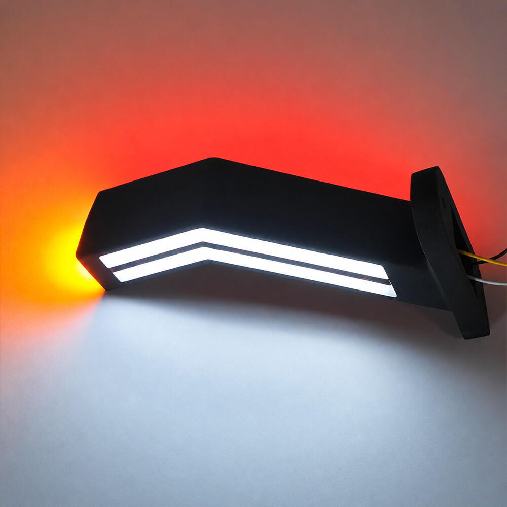 Ліхтар габаритний ріг 19 см LED 10-30 V біг указ. \лівий \FR\
