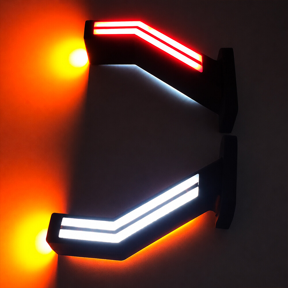 Ліхтар габаритний ріг 19 см LED 10-30 V біг указ. \лівий \FR\