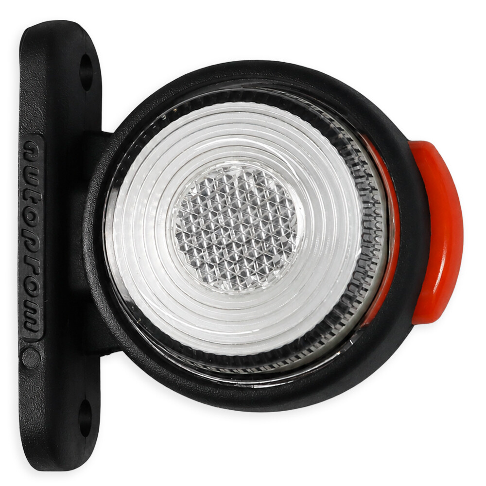 Ліхтар габаритний ріг LED червоно-білий. \GERAY\