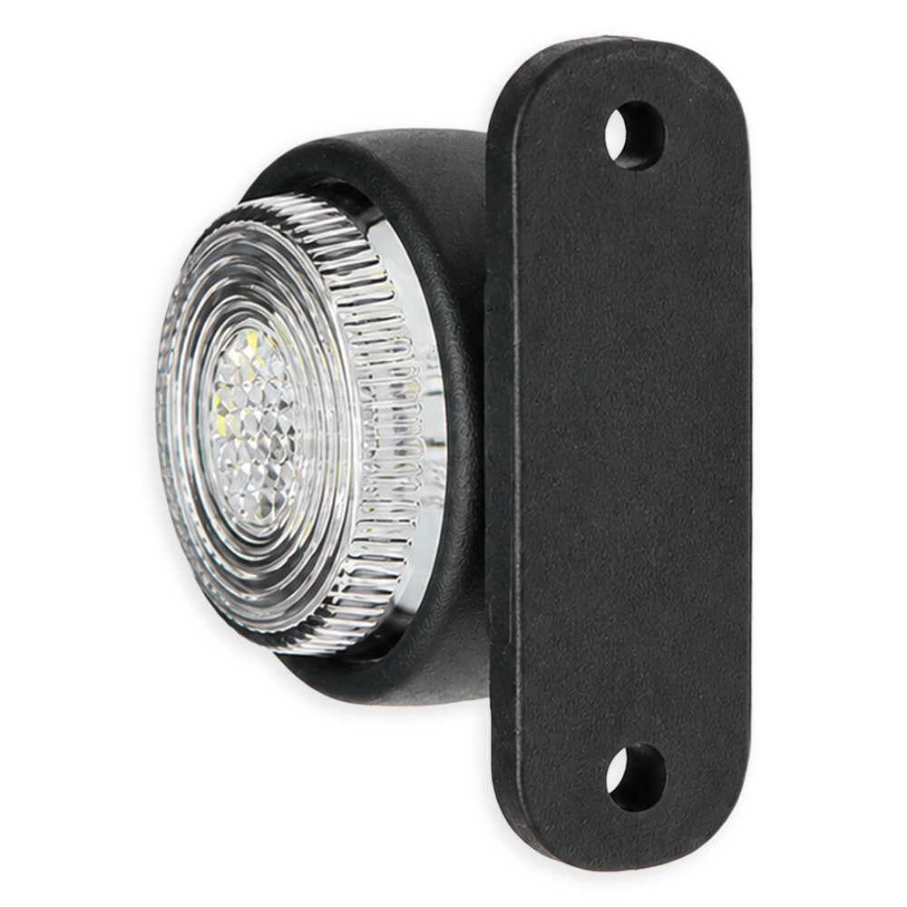 Ліхтар габаритний ріг LED прямий червоно-білий\GERAY\
