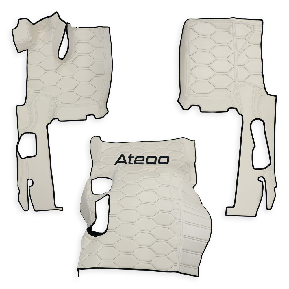 Килимок 3D Екошкіра Mercedes Atego EURO 6 з 2013р., бежевий,
