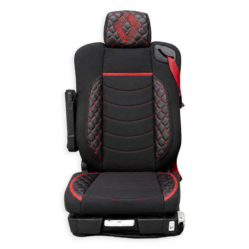 Чохол на сидіння KILIFI Renault Range T/T-Series (2014-...) вод.висувний підгол. - пас. моноліт, чорний Чохол на сидіння KILIFI Renault Range T/T-Series (2014-...) вод.висувний підгол. - пас. моноліт, чорний