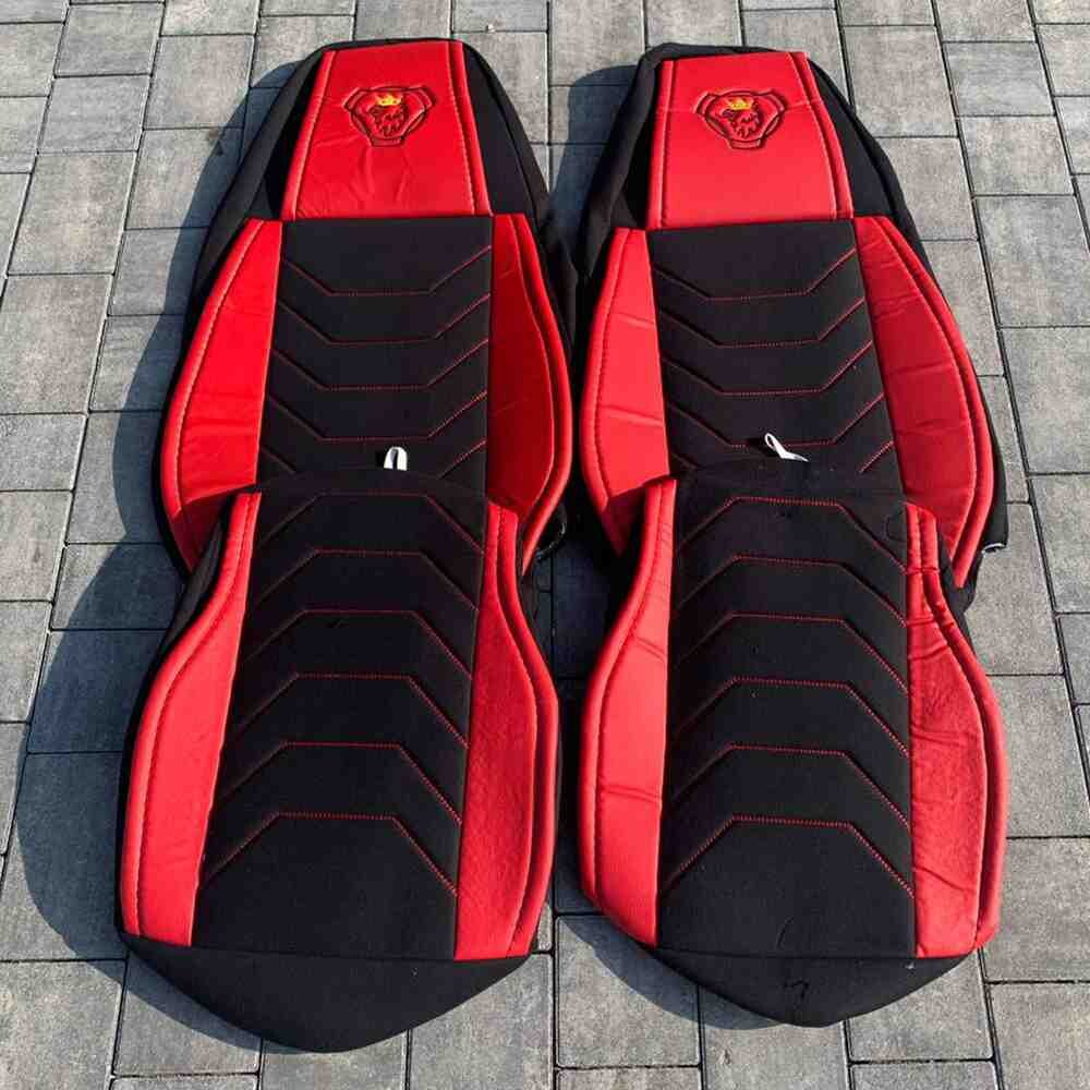 Чохол на сидіння Chess SCANIA R,G,P (2004-2017) водій пілот - пас. пілот 002352 червоний. Чохол на сидіння Chess SCANIA R,G,P (2004-2017) водій пілот - пас. пілот 002352 червоний.