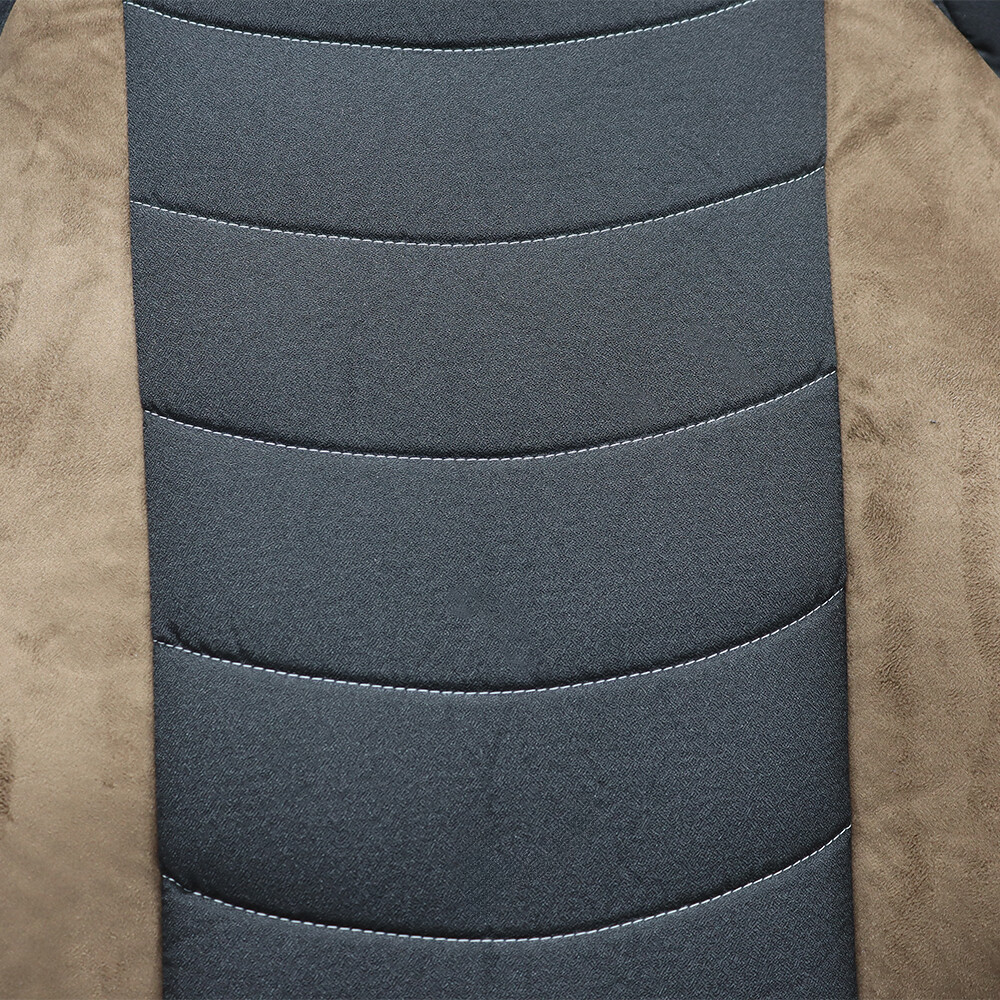 Чехол на сиденья Mercedes Actros EURO 6 /1842 /1845 черный мрамор-коричн алькантара