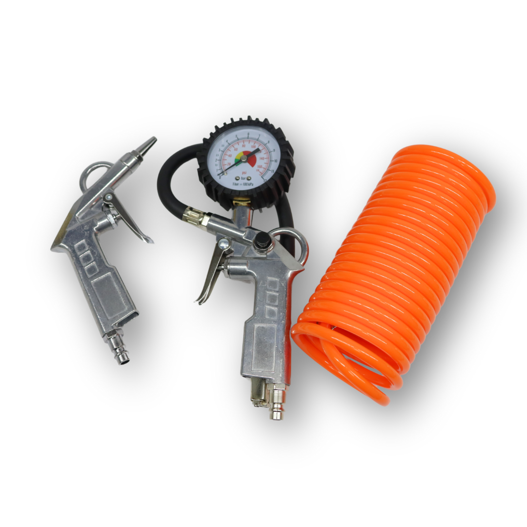 Набір пневмоінструменту (підкачка + продувка) Набір пневмоінструменту (підкачка + продувка)