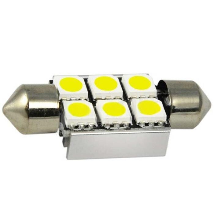 Лампочка Ferze 6 LED \ T11X36 SV8,5\24V