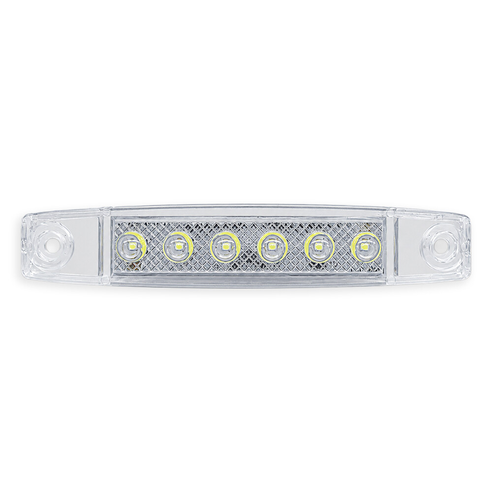 Ліхтар габаритний LED 6 білий 12\24 V