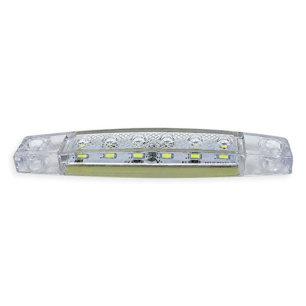 Ліхтар габаритний LED 6 білий 12\24 V