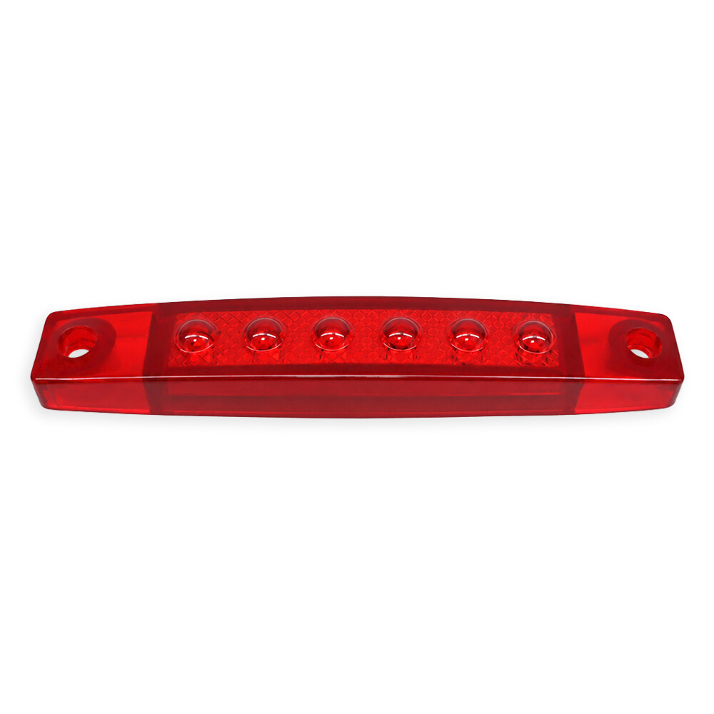 Ліхтар габаритний LED 6 червоний. 12\24 V