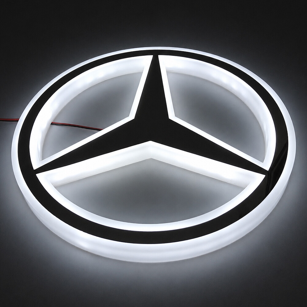 Ліхтар декоративний діодний MERCEDES - білий (Ø-300мм*20мм) Ліхтар декоративний діодний MERCEDES - білий (Ø-300мм*20мм)