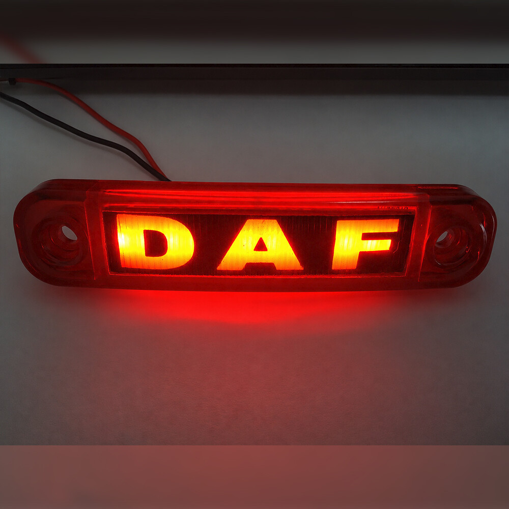 Ліхтар декор LED DAF червоний (101*22*12\81)