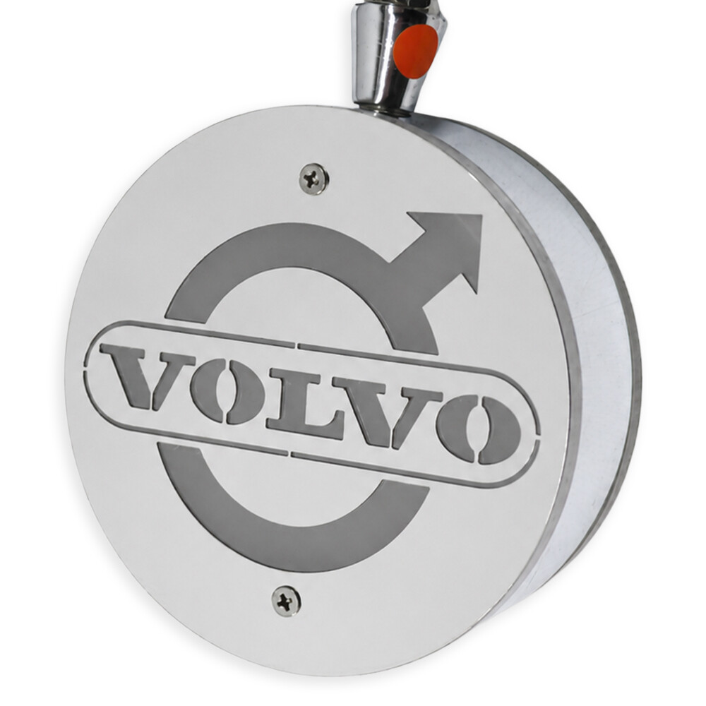 Ліхтарик декоративний з елементами нержавіючої сталі діодний VOLVO - жовтий-жовтий (Ø-100мм*40мм) Ліхтарик декоративний з елементами нержавіючої сталі діодний VOLVO - жовтий-жовтий (Ø-100мм*40мм)