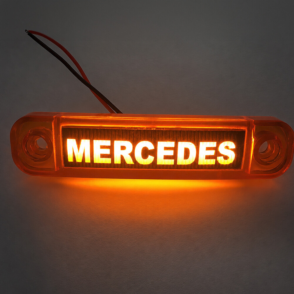 Ліхтар декор LED MERCEDES жовтий (101*22*12\81) Ліхтар декор LED MERCEDES жовтий (101*22*12\81)