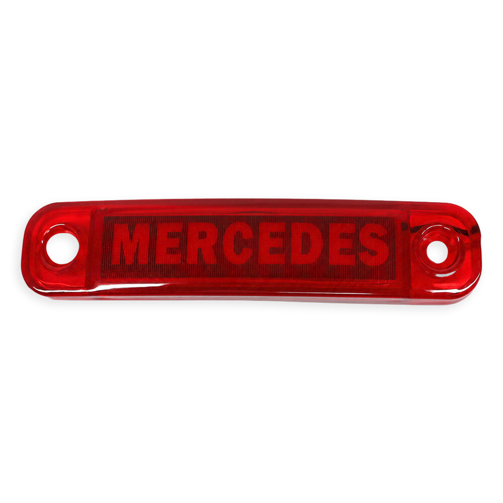 Ліхтар декор LED MERCEDES червоний (101*22*12\81)