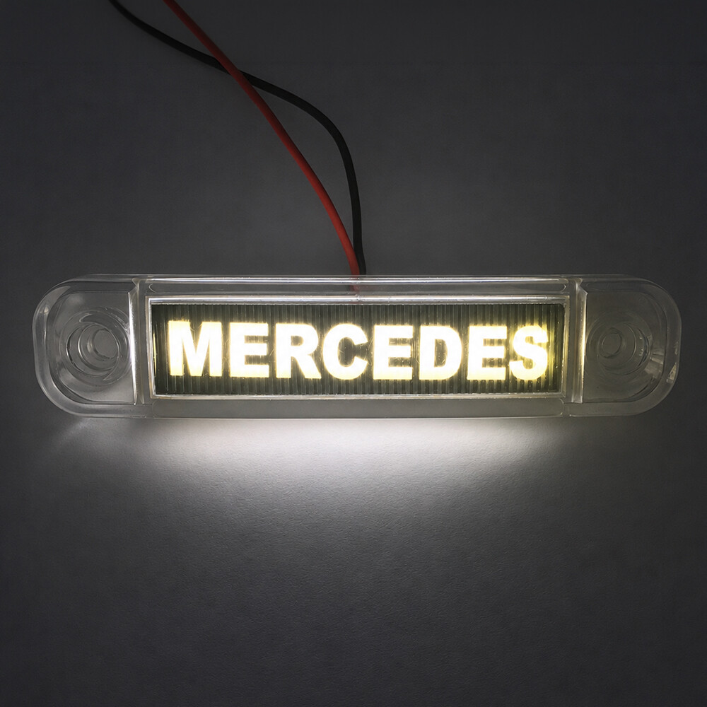Ліхтар декор LED MERCEDES білий (101*22*12\81) Ліхтар декор LED MERCEDES білий (101*22*12\81)