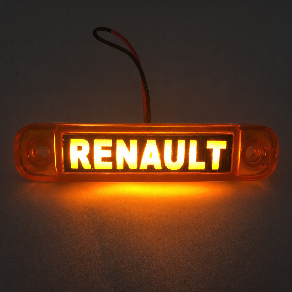 Ліхтар декор LED RENAULT жовтий (101*22*12\81) Ліхтар декор LED RENAULT жовтий (101*22*12\81)