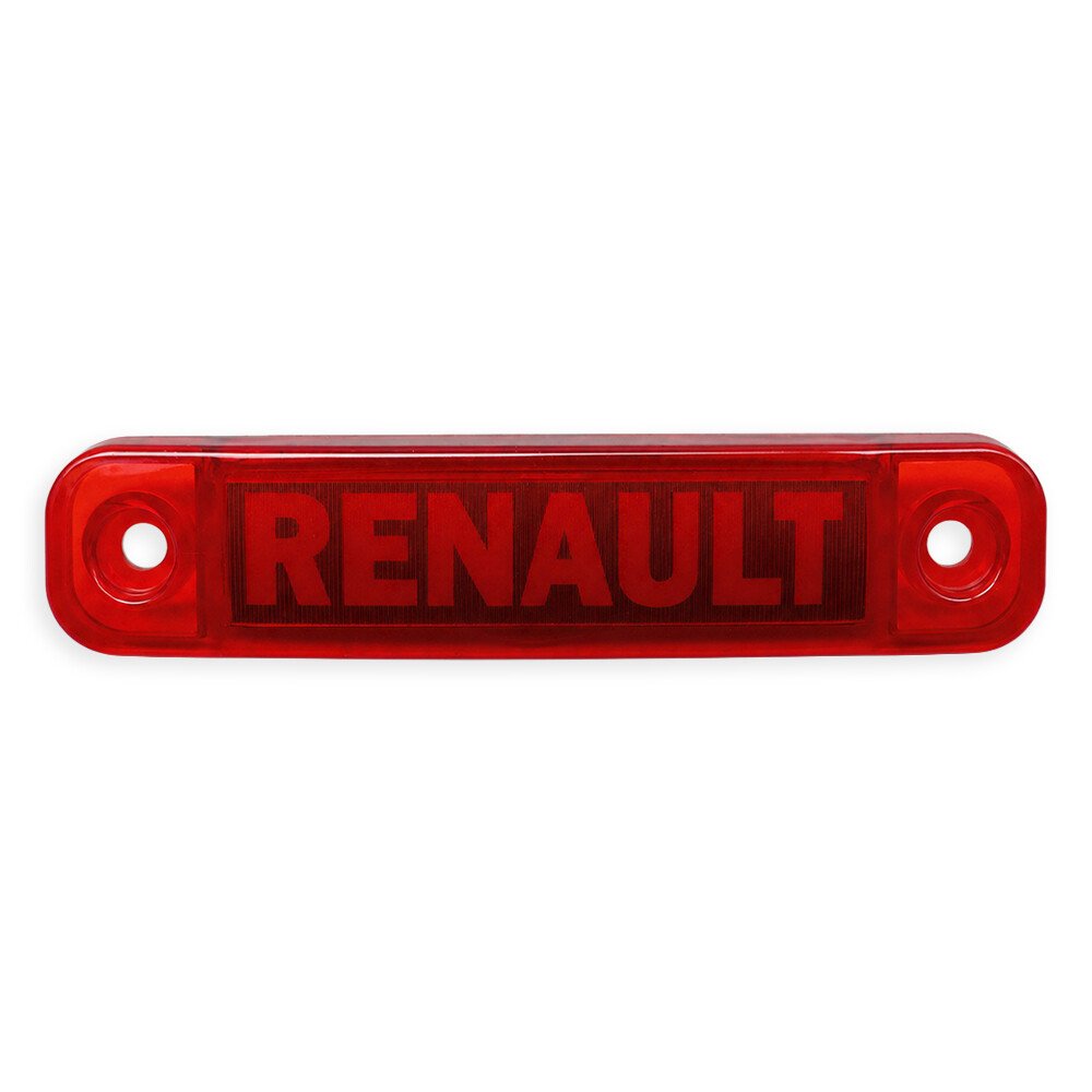 Фонарь декор LED RENAULT красный (101*22*12\81)