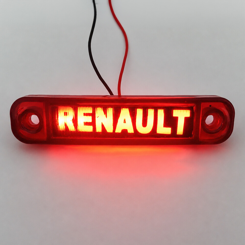Ліхтар декор LED RENAULT червоний (101*22*12\81)