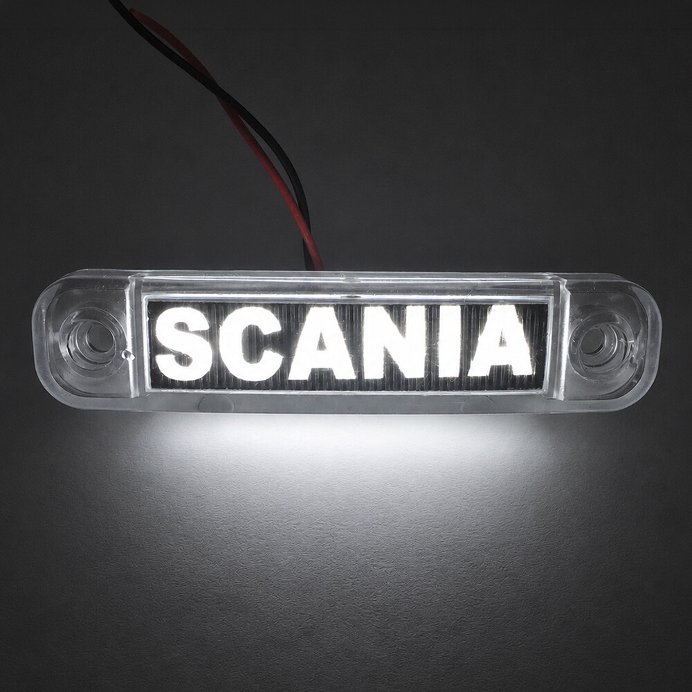 Ліхтар декор LED SCANIA білий (101*22*12\81)