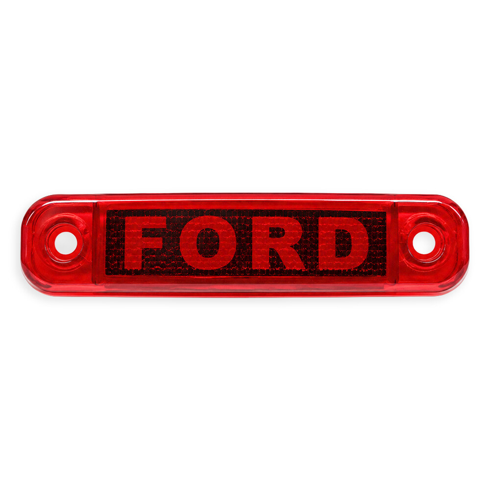 Фонарь декор LED Ford красный (101*22*12\81)