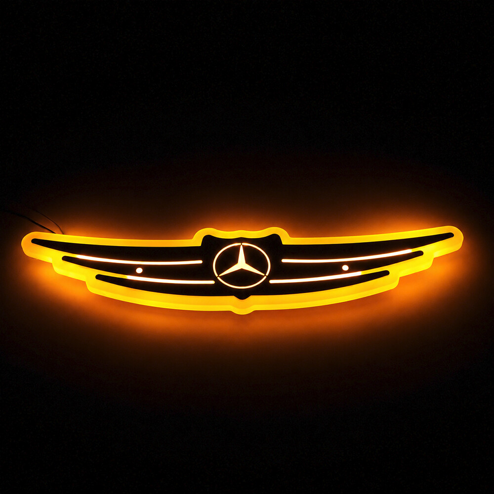 Декоративний ліхтар крила MERCEDES жовтий