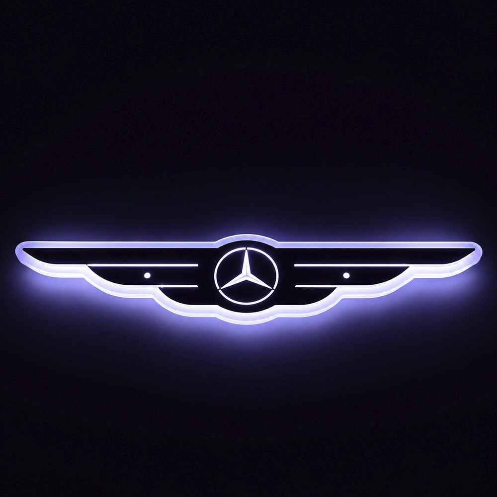 Декоративний ліхтар крила MERCEDES білий