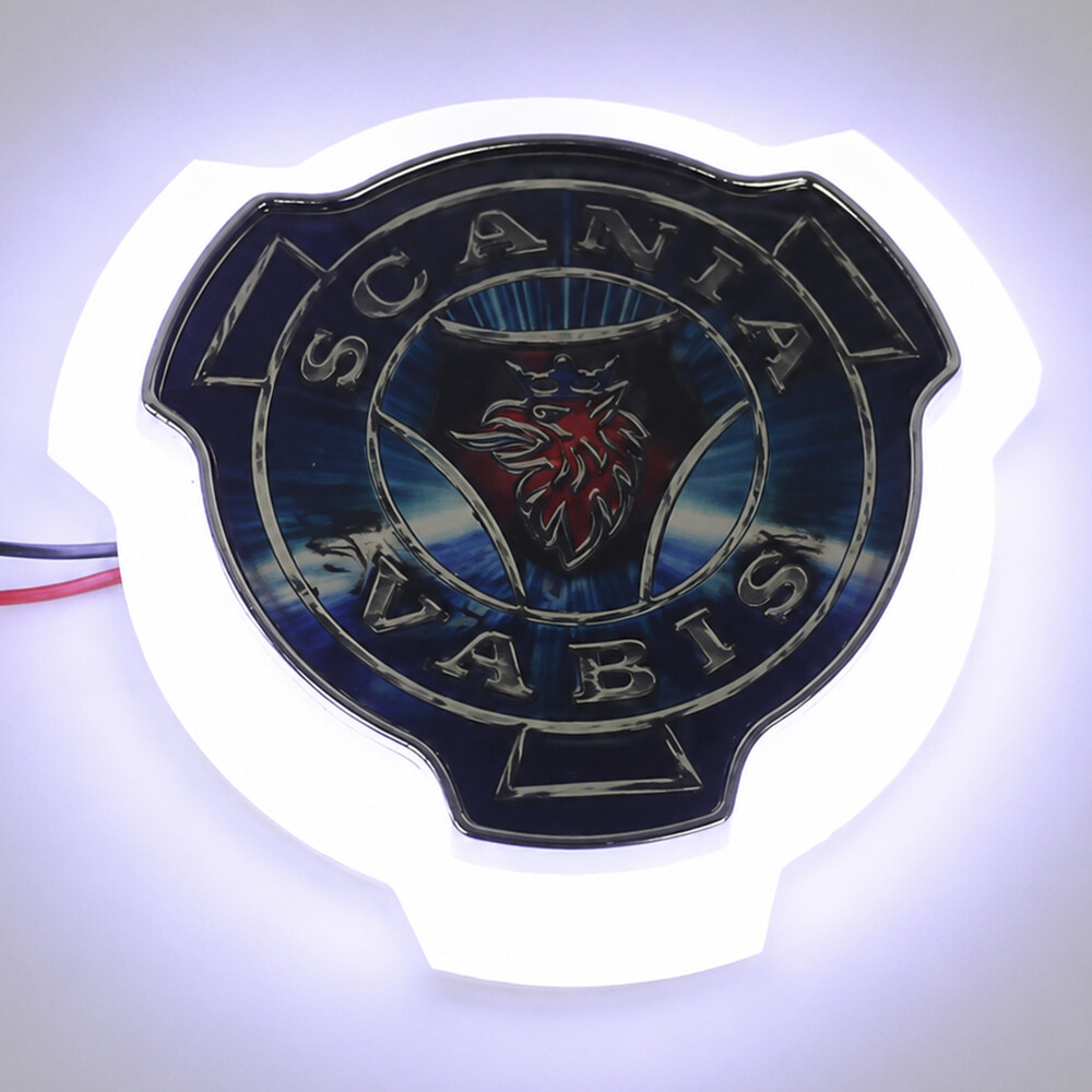 Ліхтар декор емблема SCANIA білий Ліхтар декор емблема SCANIA білий