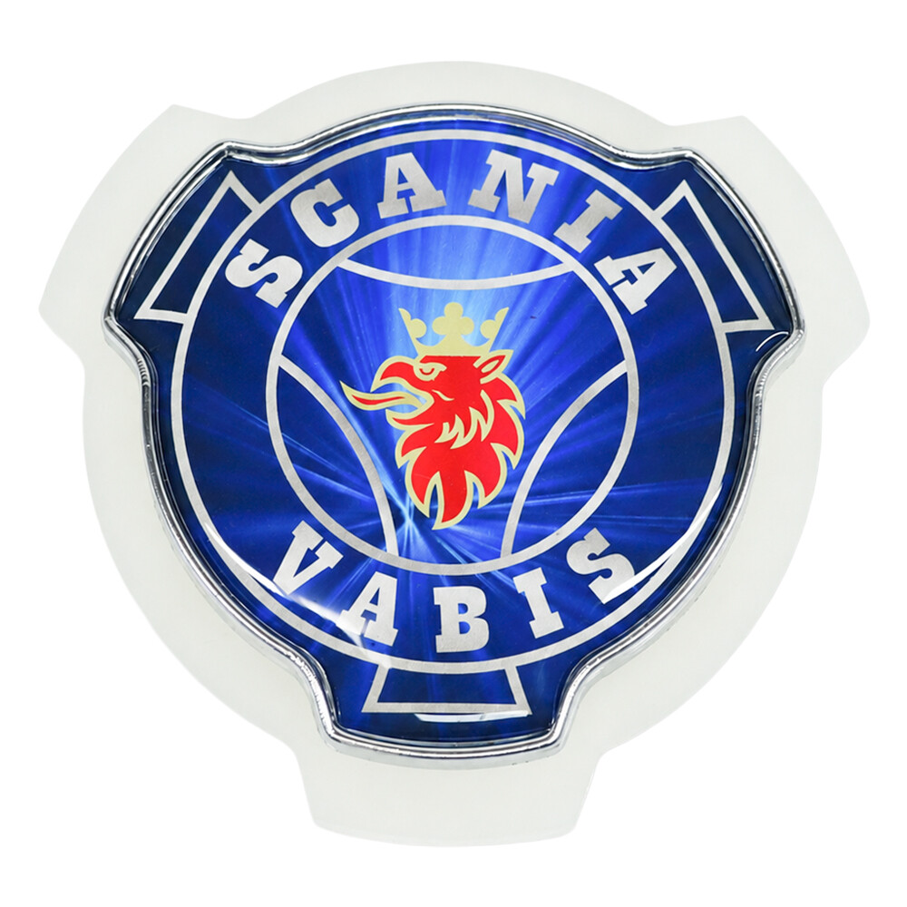 Ліхтар декор емблема SCANIA білий