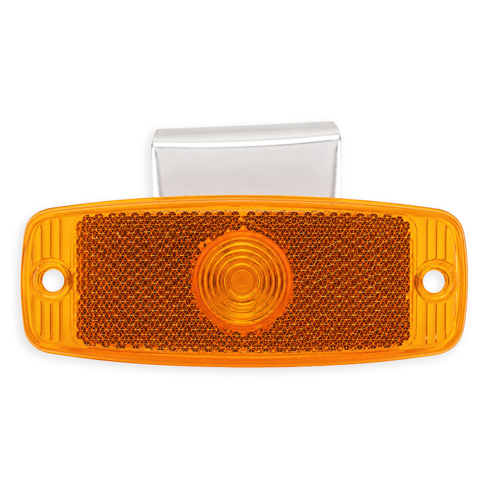 Фонарь габаритный LED желтый 24V (ISS)