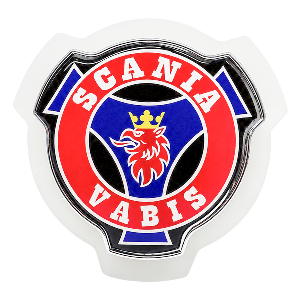 Фонарь декор эмблема SCANIA красная