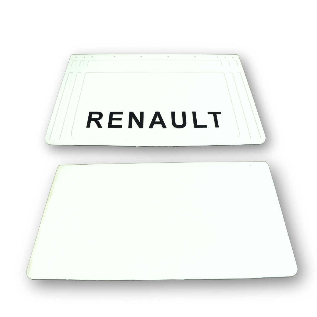 Брызговик тисненный RENAULT 640 x 360  \белый\
