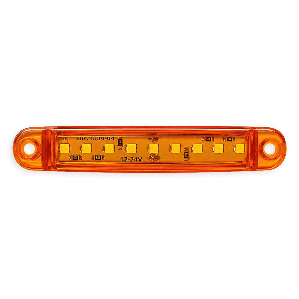 Ліхтар габаритний LED 9 жовтий 12-24V 100*15мм