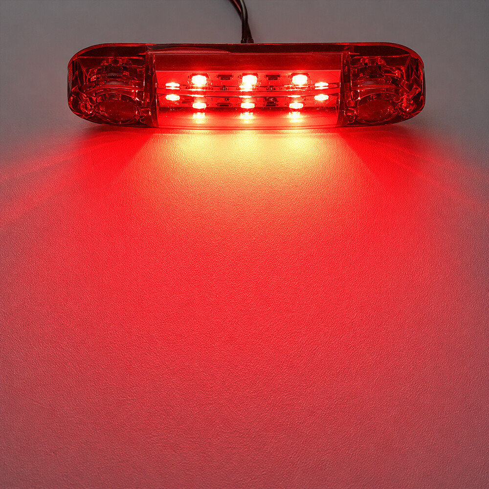 Ліхтар габаритний LED9 червоний 12-24V 85*24мм Ліхтар габаритний LED9 червоний 12-24V 85*24мм