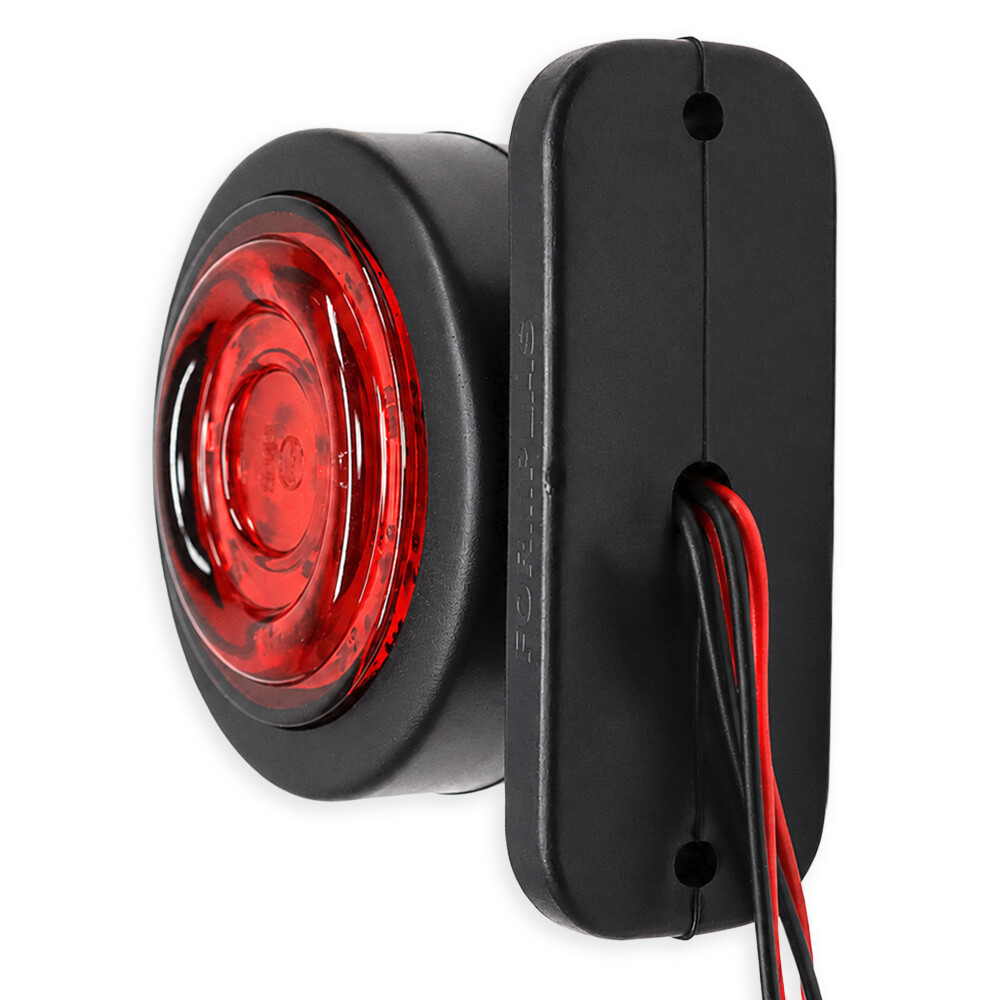 Ліхтар габаритний ріг LED прямий 6 см \9 діодів\