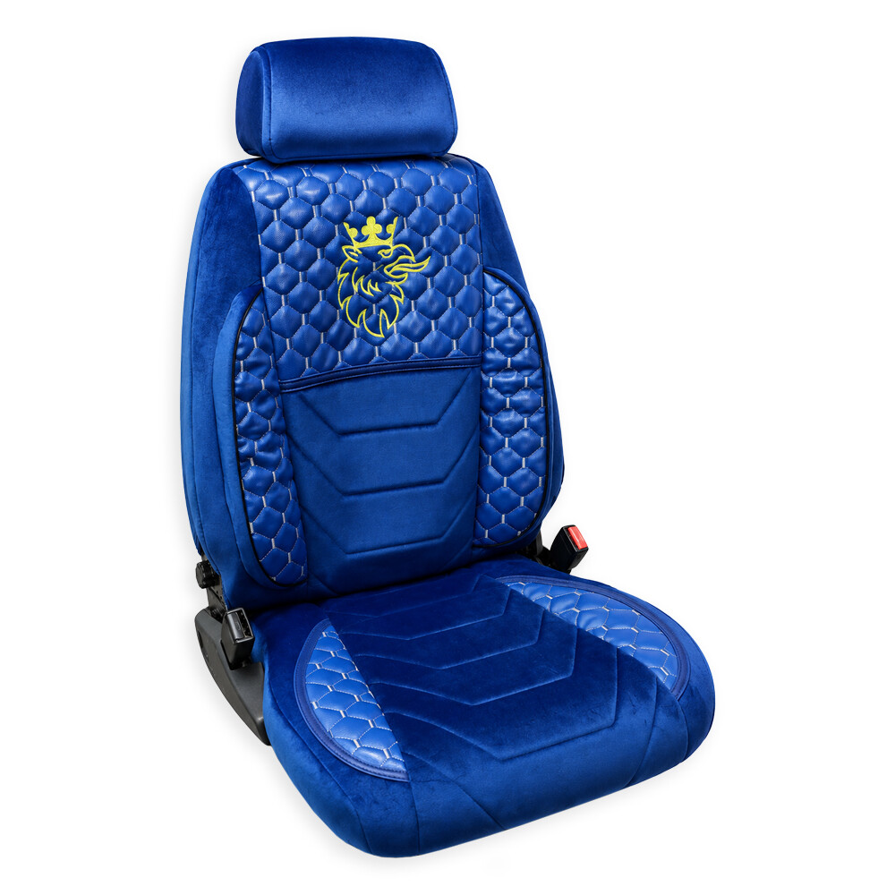 Чохол на сидіння UK KLF SCANIA R,G,P,S (2014-...) водить. пілот - пас. складаний, синій Чохол на сидіння UK KLF SCANIA R,G,P,S (2014-...) водить. пілот - пас. складаний, синій