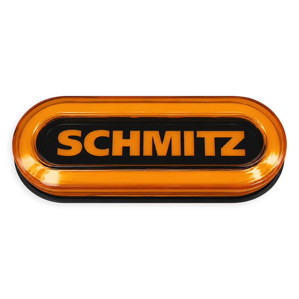 Ліхтар габаритний NEON з логотипом "SCHMITZ" жовтий \з кріпленням \